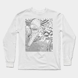 The mask of silent observance Long Sleeve T-Shirt